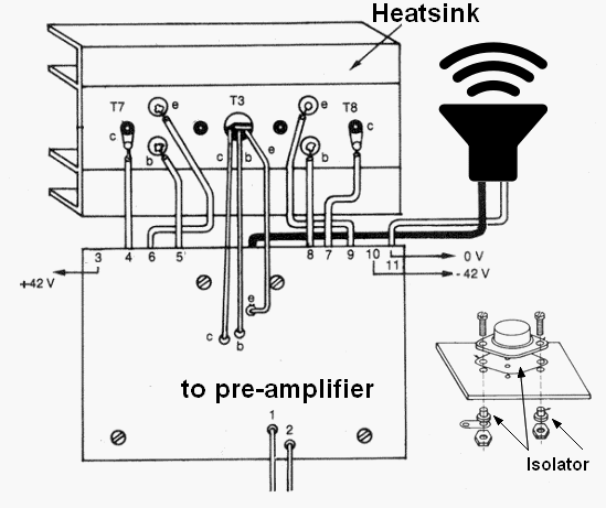 heatsink and board conections