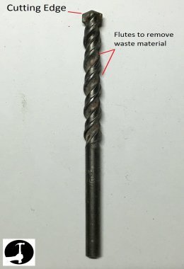 描述: Masonry drill bits are used for concrete, brick and block work